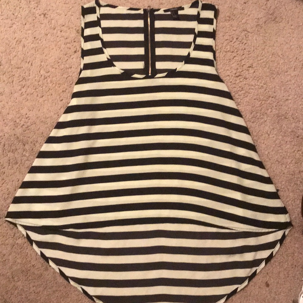 High low neon tank